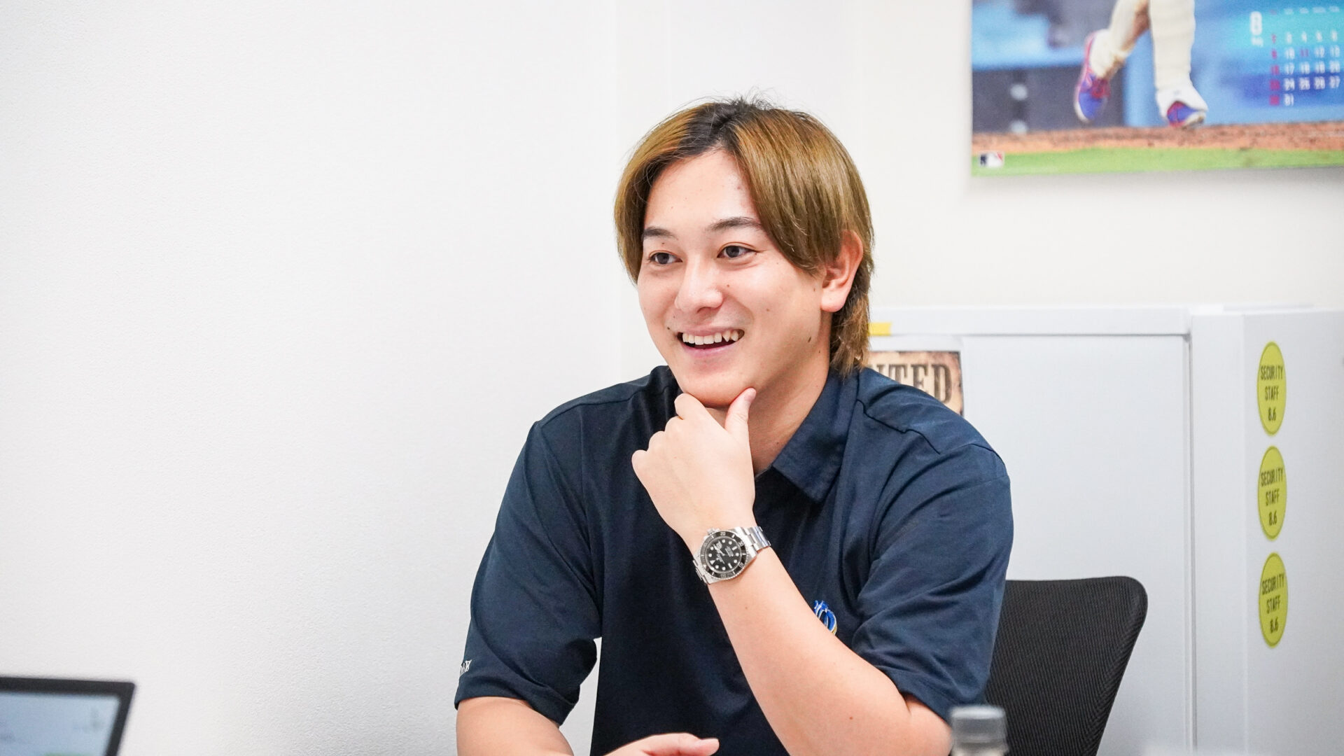 桑田健聖の取材写真